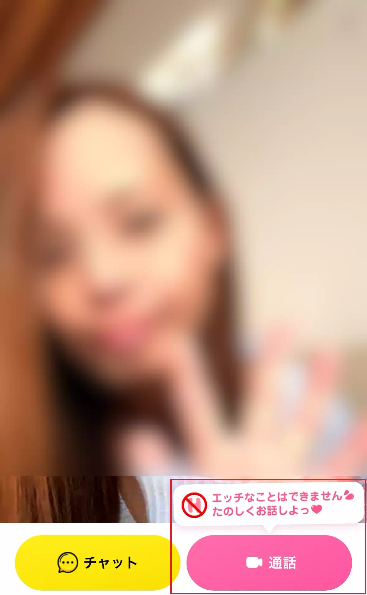 エレファントライブでノンアダルトチャット対応のチャットレディの様子