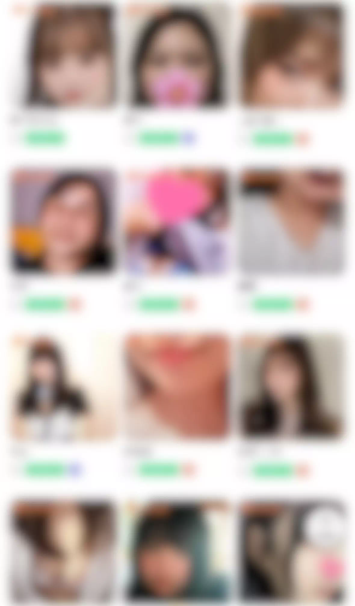 女性サムネ一覧